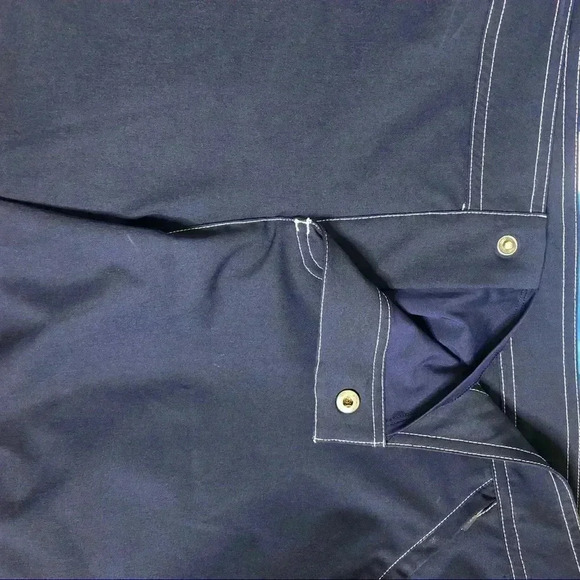 Tommy Bahama Athletic Shorts Men's Large Navy Flat Front - Picture 5 of 7